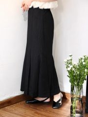 Dolly black mermaid skirt