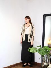 Hosiery striped outer