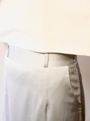 Light grey glossy skirt