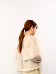 Hosiery nude cardigan