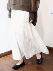 Ivory faye soso pattern skirt