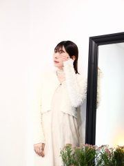 Sheep white cardigan outer