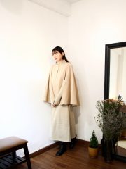 Renee nude beige cape outer