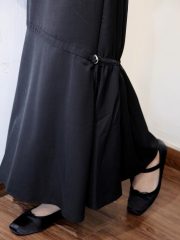 Noir buckle skirt