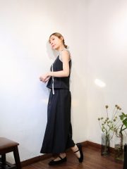 Ana string black set (blouse+skirt)