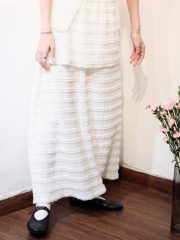 [MUST-HAVE] Marshmallow pattern tiered skirt