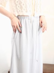 Summer light grey skirt