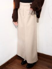 Sheep mixed button skirt